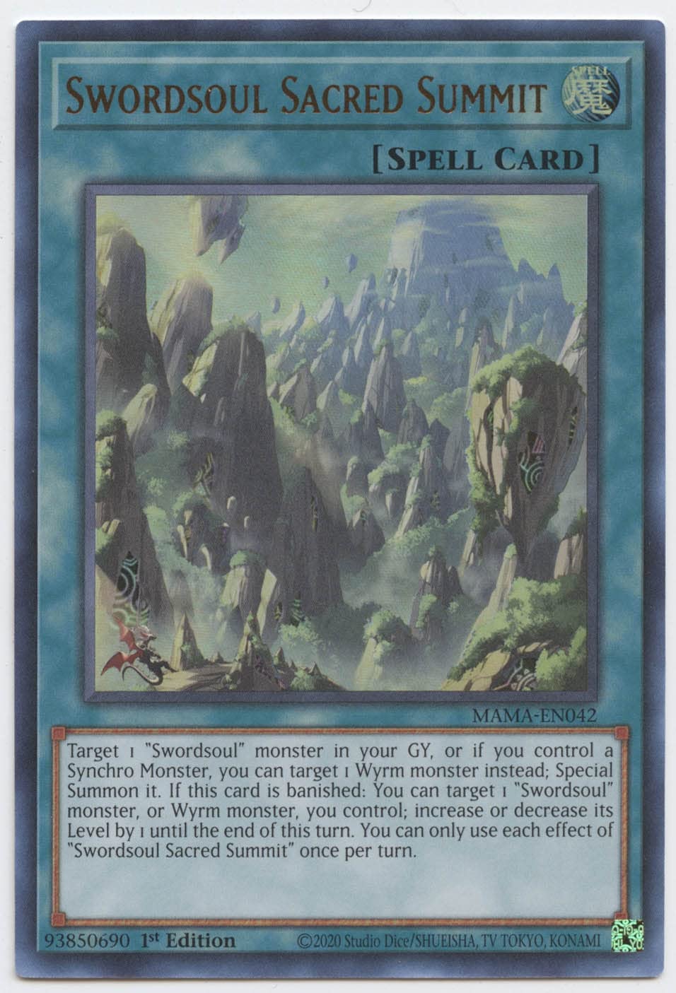 Amazon.com: Swordsoul Sacred Summit - MAMA-EN042 - Ultra Rare
