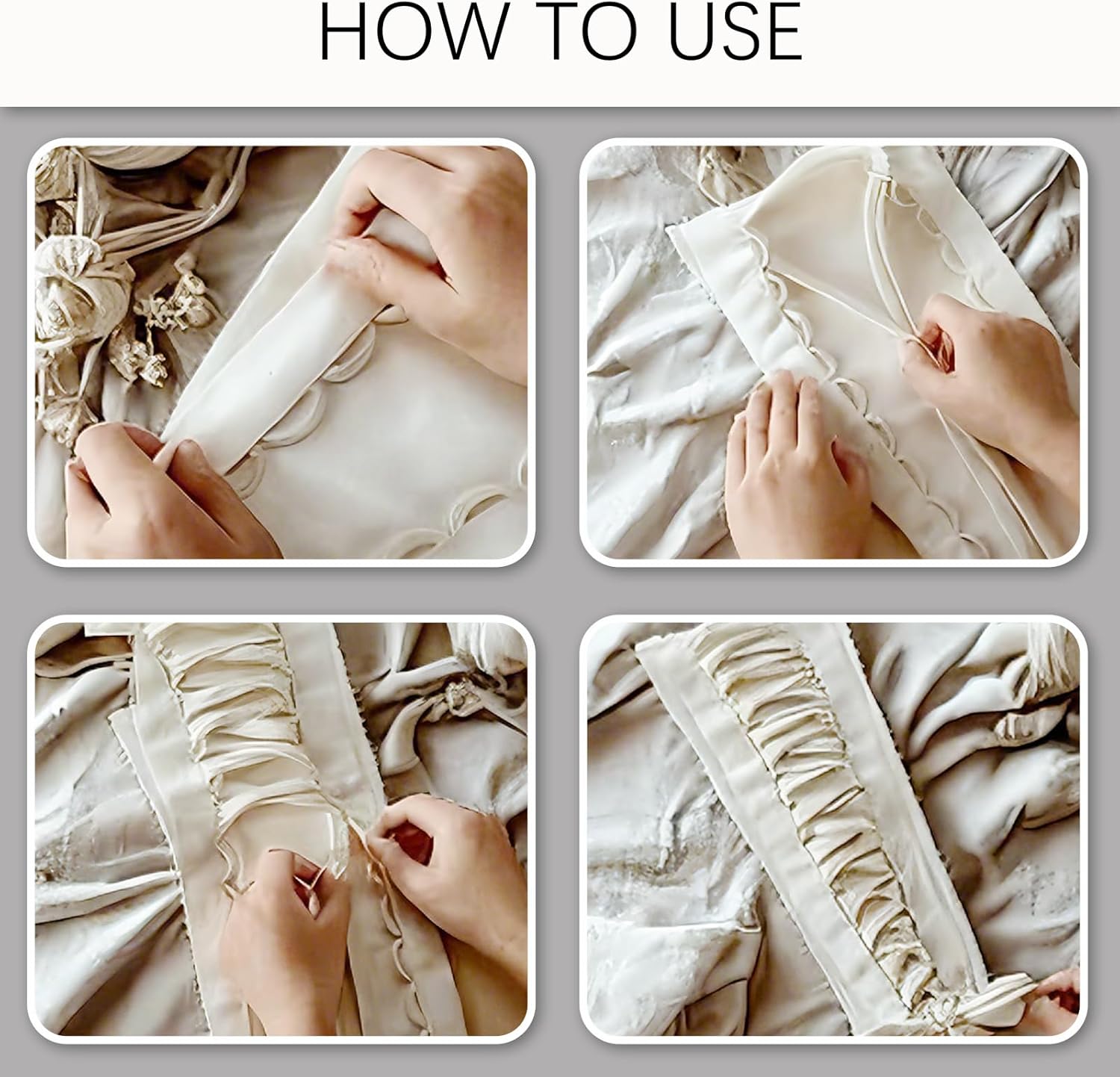 Adjustable Fit Satin Corset Back Kit Wedding Dress Zipper Replacement Lace up for Prom Dress(red) - Image 3