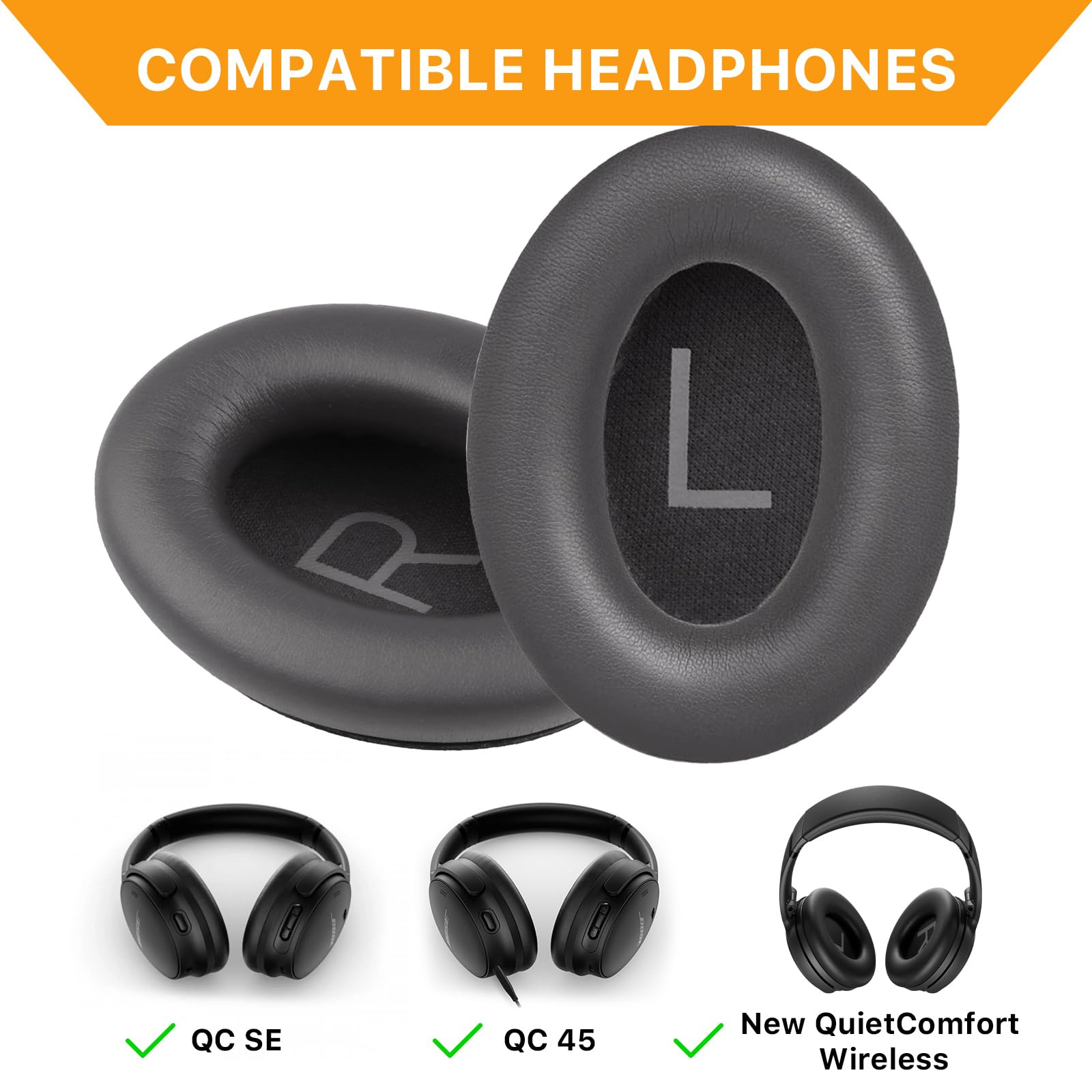 Amazon | YOCOWOCO Bose QuietComfort 45 (QC45) 交換用イヤーパッド