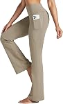 Willit Pantalons de yoga pour femmes Leggings de flammes Legging de haute taille de l'entraînement Leggages de tummy contrôle avec des poches 29" 31"