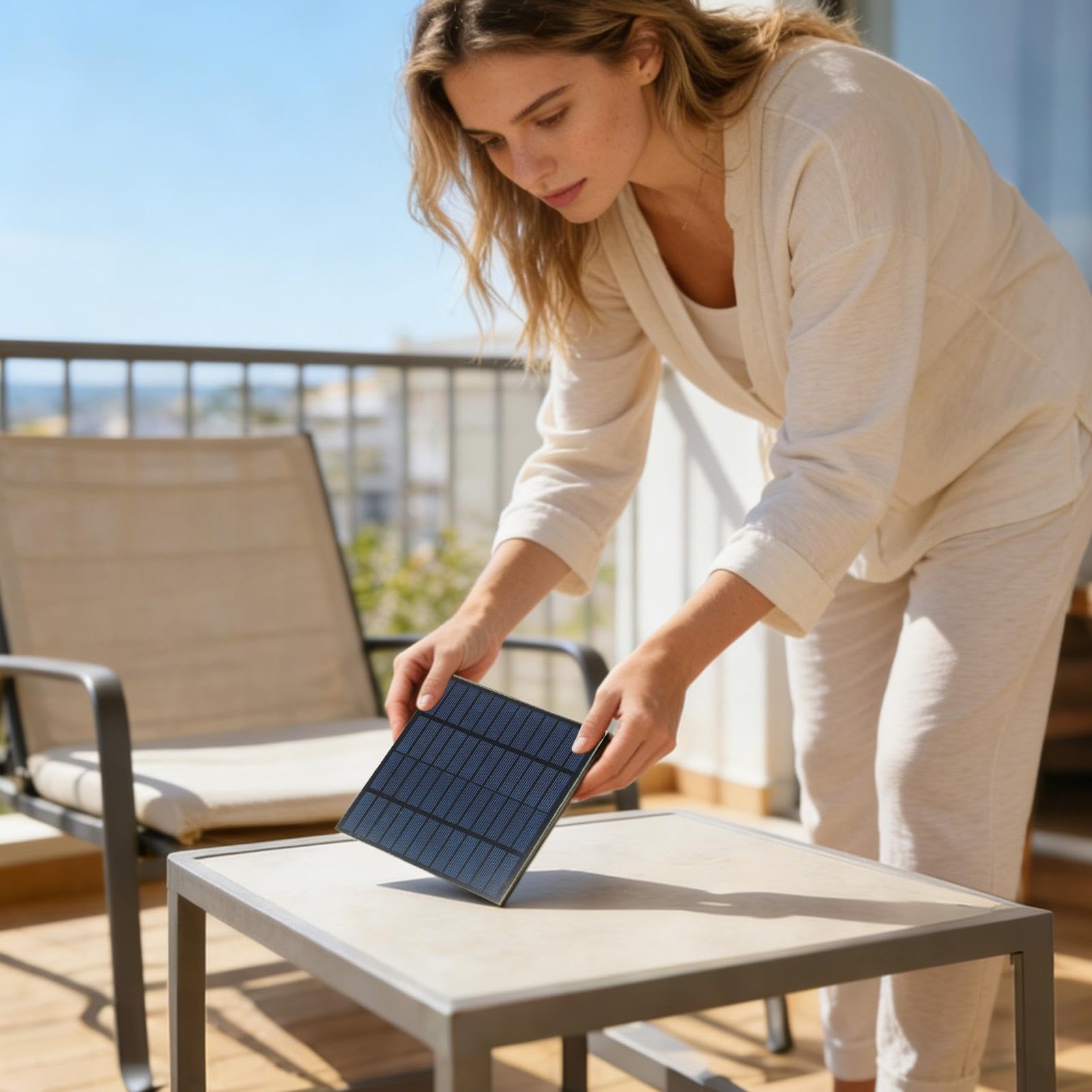 Pannello Solare | Caricabatterie da 20W 12V per Pannello Fotovoltaico | Alimentazione per Cortile Giardino | per Luci da Esterno, Fienile, Giardino, Sentiero, Cortile, Fattoria, Telecamera di Sorvegli