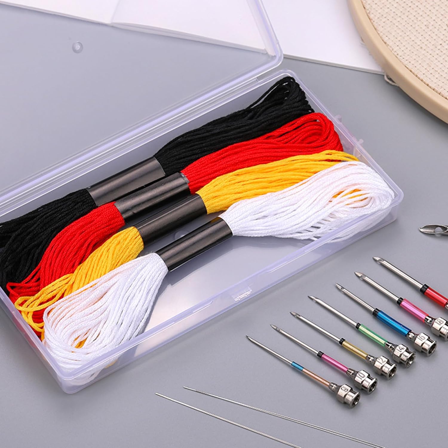 Shurhome Felting Needle Kits Wool Felt Tools Stitching Punches with Handle for Craft Felting Tools Kits Crosses Stitches Needle