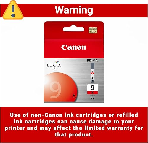 Miniatura 3 de Canon Depósito de tinta roja original PGI-9, compatible con impresoras Pro9500 y Pro9500 Mark II