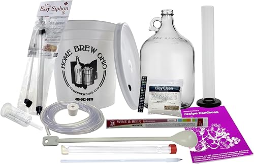 Home Brew Ohio Kit de equipo de fabricación de vino de 15 piezas de un galón disponible en Yaxa Venezuela