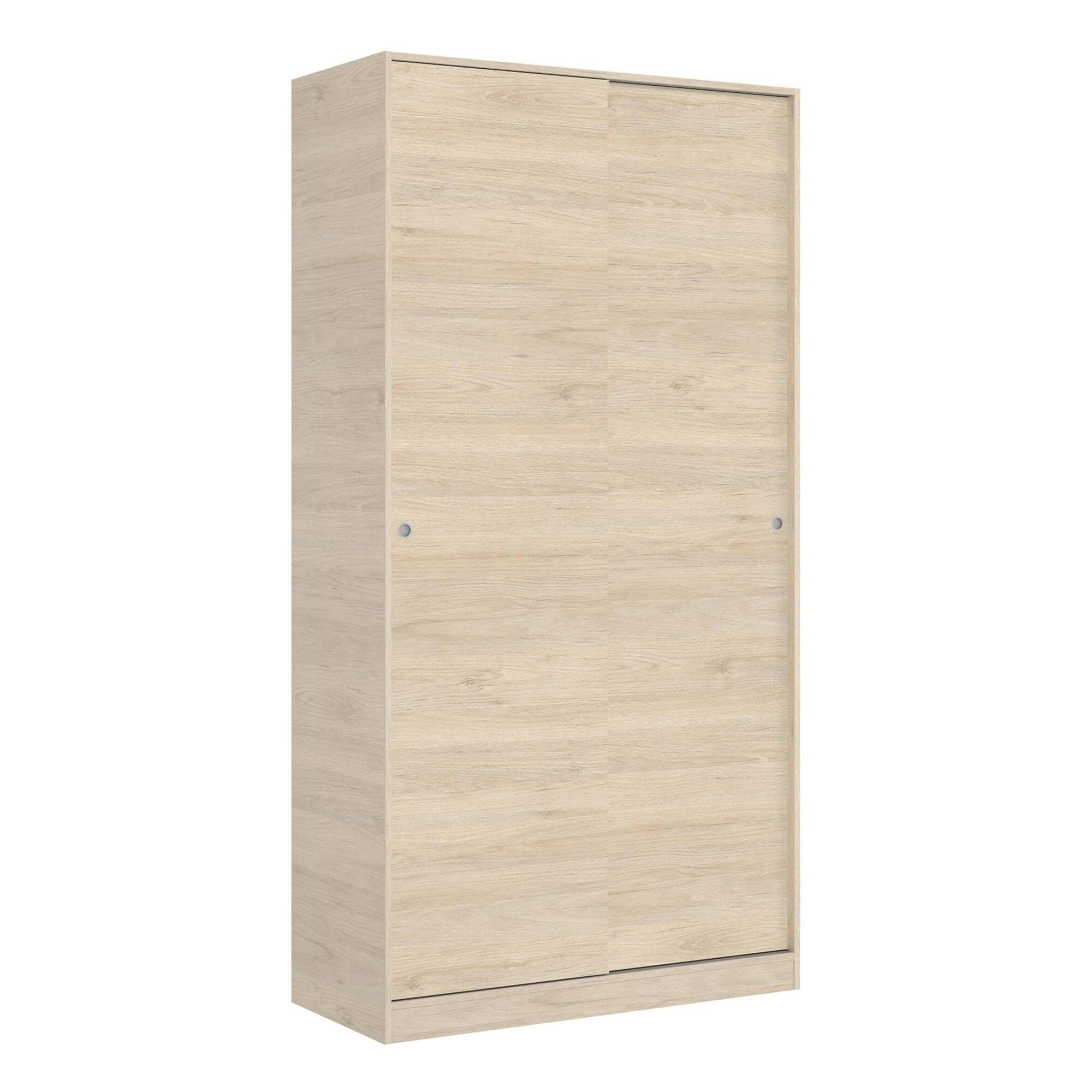 Dmora Guardaroba 2 Ante Kilimangiaro 50x204h cm Marrone Rovere Armadio Camera da Letto
