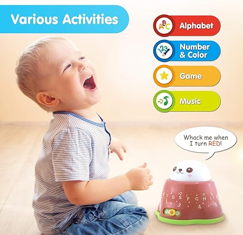 Miniatura 2 de BEST LEARNING Whack and Learn Mole - Juguete educativo interactivo iluminado para bebés, bebés y niños pequeños de 6 meses en adelante, primer