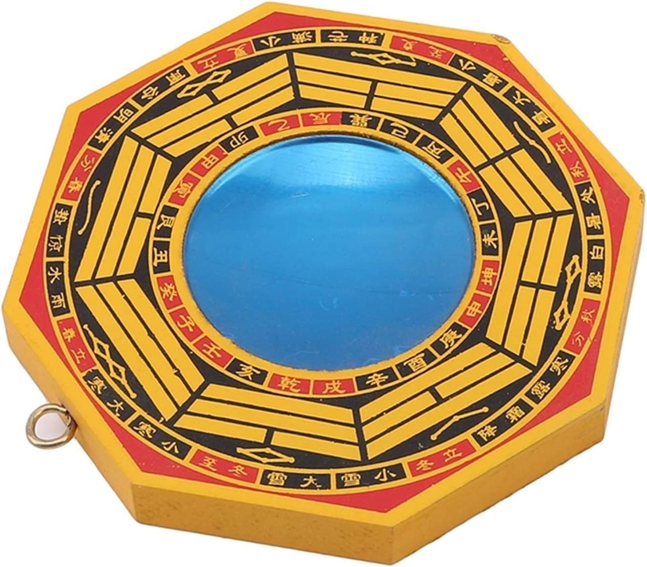 Roddelspiegel, bolle spiegel, scrying-spiegel, Chinese Feng Shui-spiegel, traditionele Chinese Feng Shui bolle/concave Bagua-spiegel voor thuiszaken