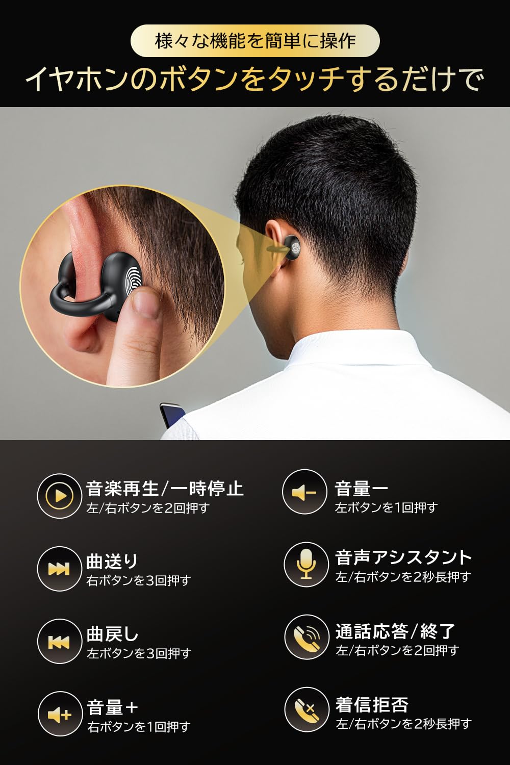Amazon.co.jp: イヤホン bluetooth ワイヤレスイヤホン 【2025次