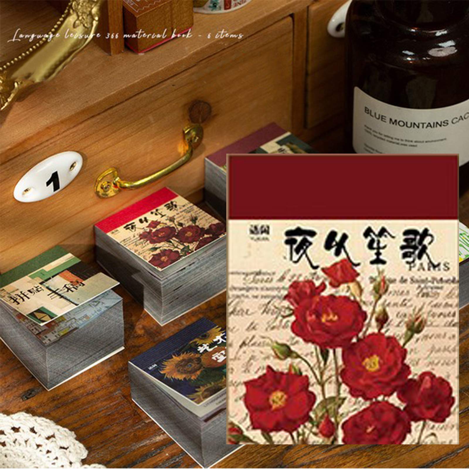 366 Fogli Carta Scrapbook Vintage 40x50mm - Carte Decorative Per DIY, Album E Biglietti - Foto 9