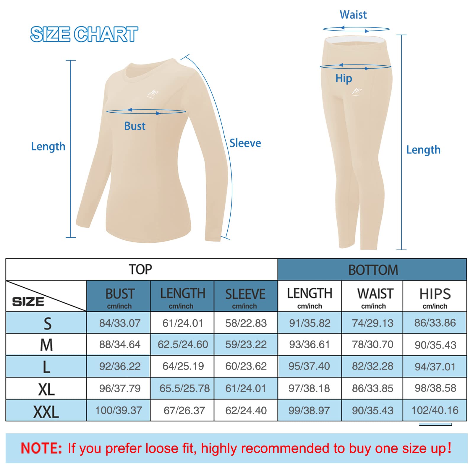 Conjuntos Térmicos Mujer Set, Camisetas Térmicas Ropa Pantalón Interior Función Deporte para Running Ciclismo Esquí Invierno