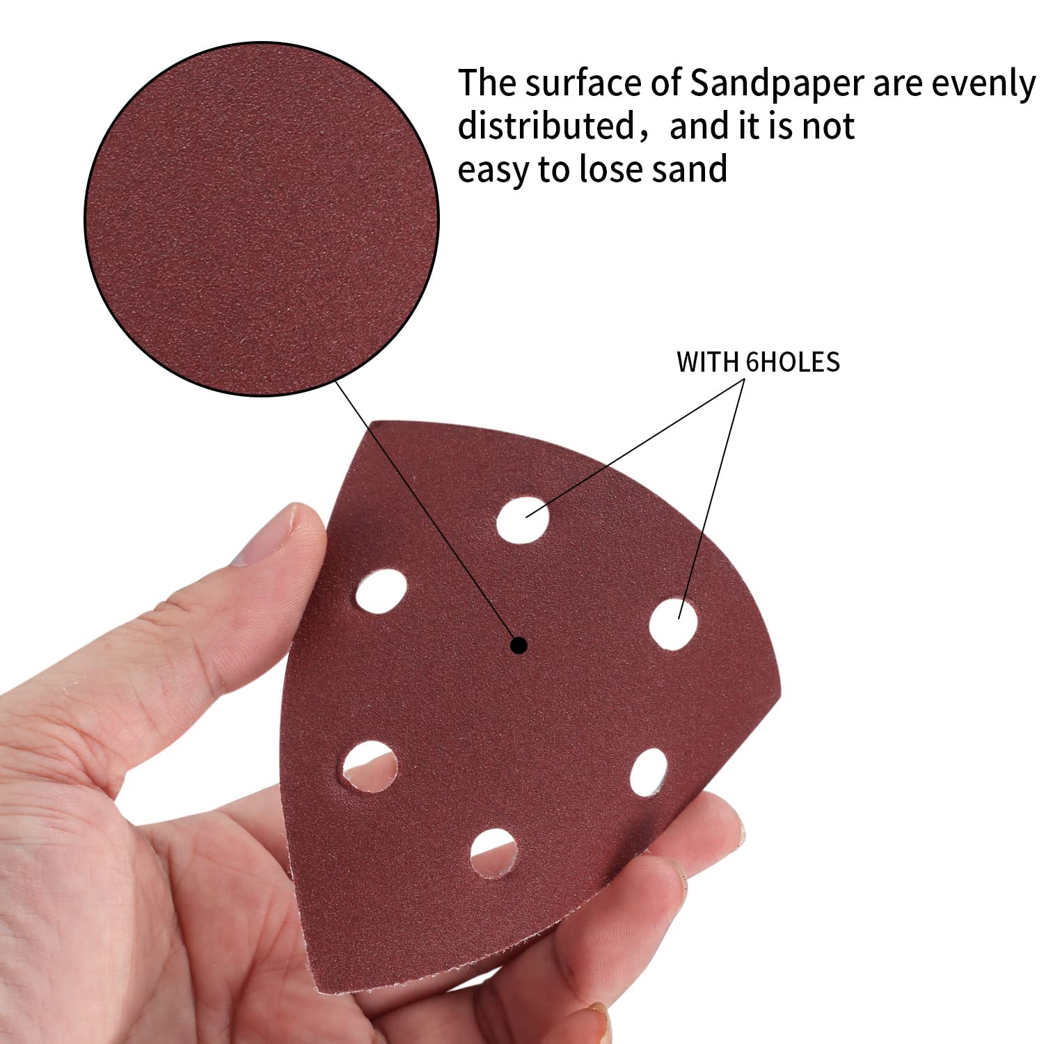 1CF CARTA ABRASIVA TRIANGOLARE Grana 60 - Foto 7