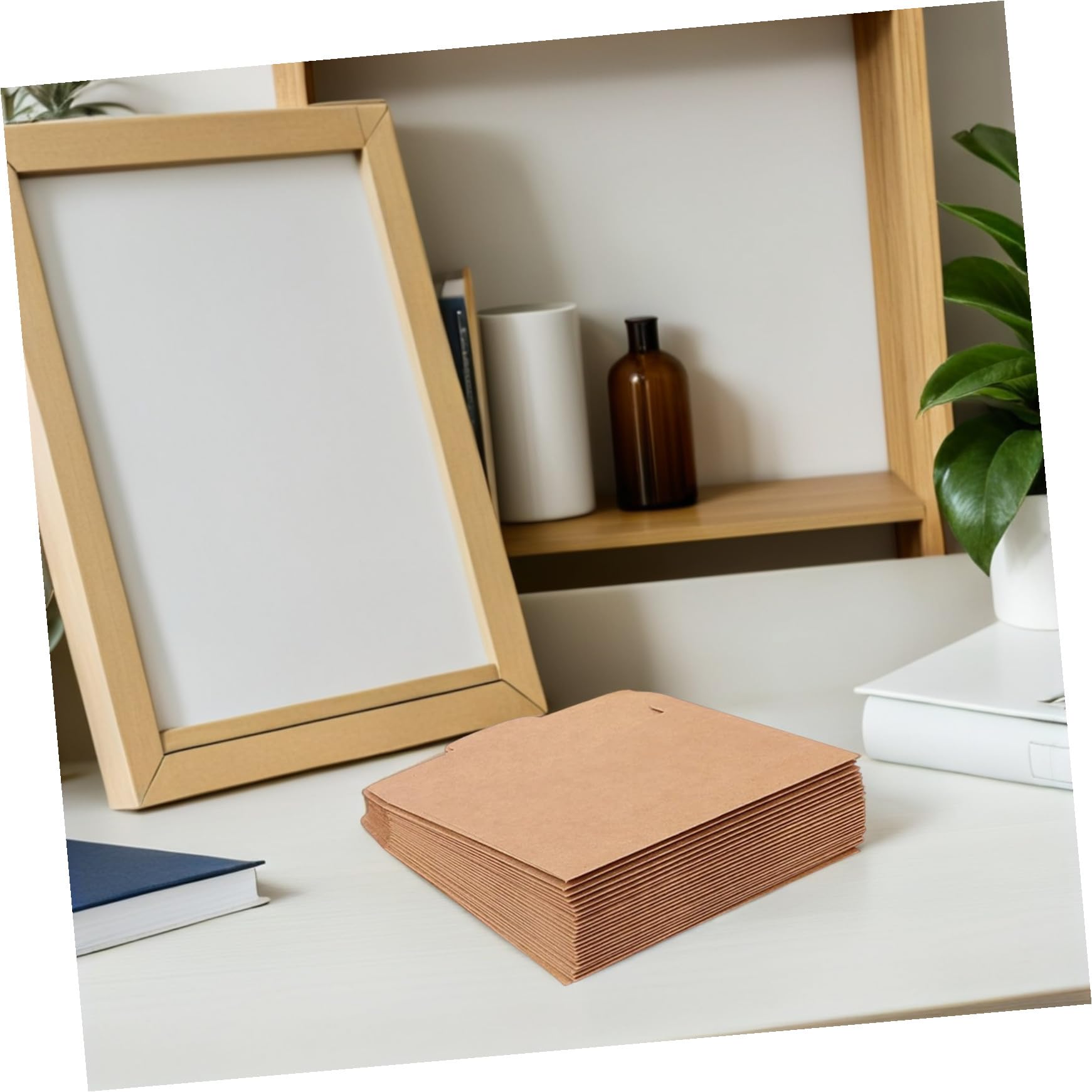 Papier Kraft Brun Pochettes CD Lot de 50, Réutilisables