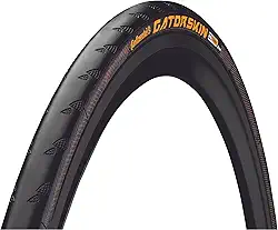 Continental Pneu de bicicleta Gatorskin Wire Bead – Clincher, preto, disjuntor PolyX, 66 cm, 68,6 cm, 650 ou 700 tamanhos