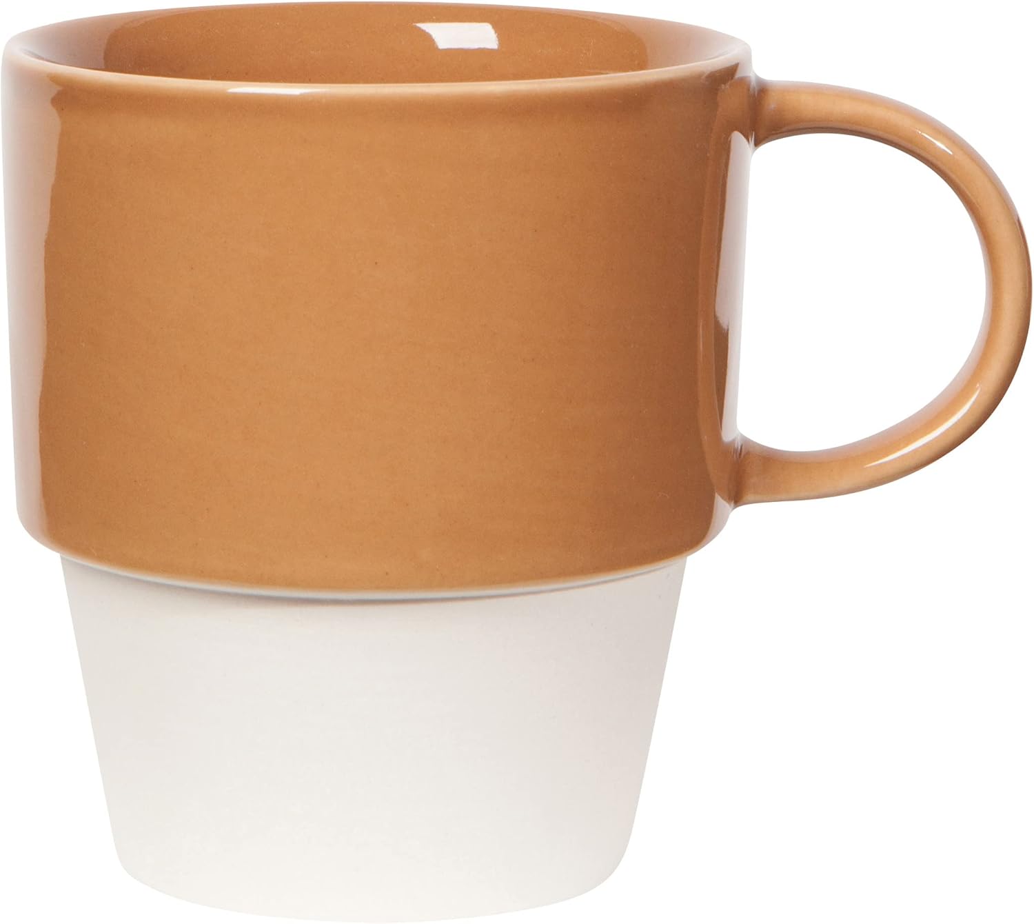 Now Designs Stoneware Nesting Mugs, Set of 4, Heath