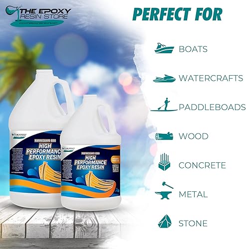 Miniatura 2 de Marineguard 8000 kit de 1.5 galones de resina Epoxi de fibra de vidrio
