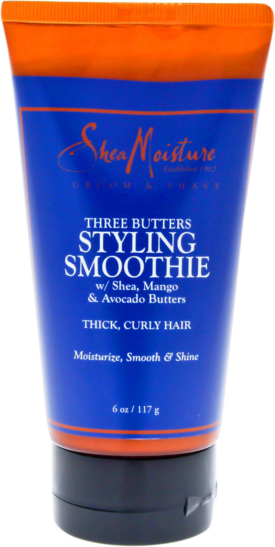 SheaMoisture Three Butters Styling Smoothie for Men, 6 Ounce