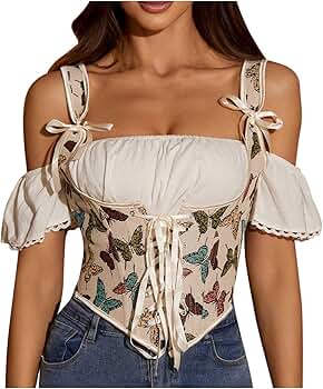 yilon イロン corset design layered tops 06003-