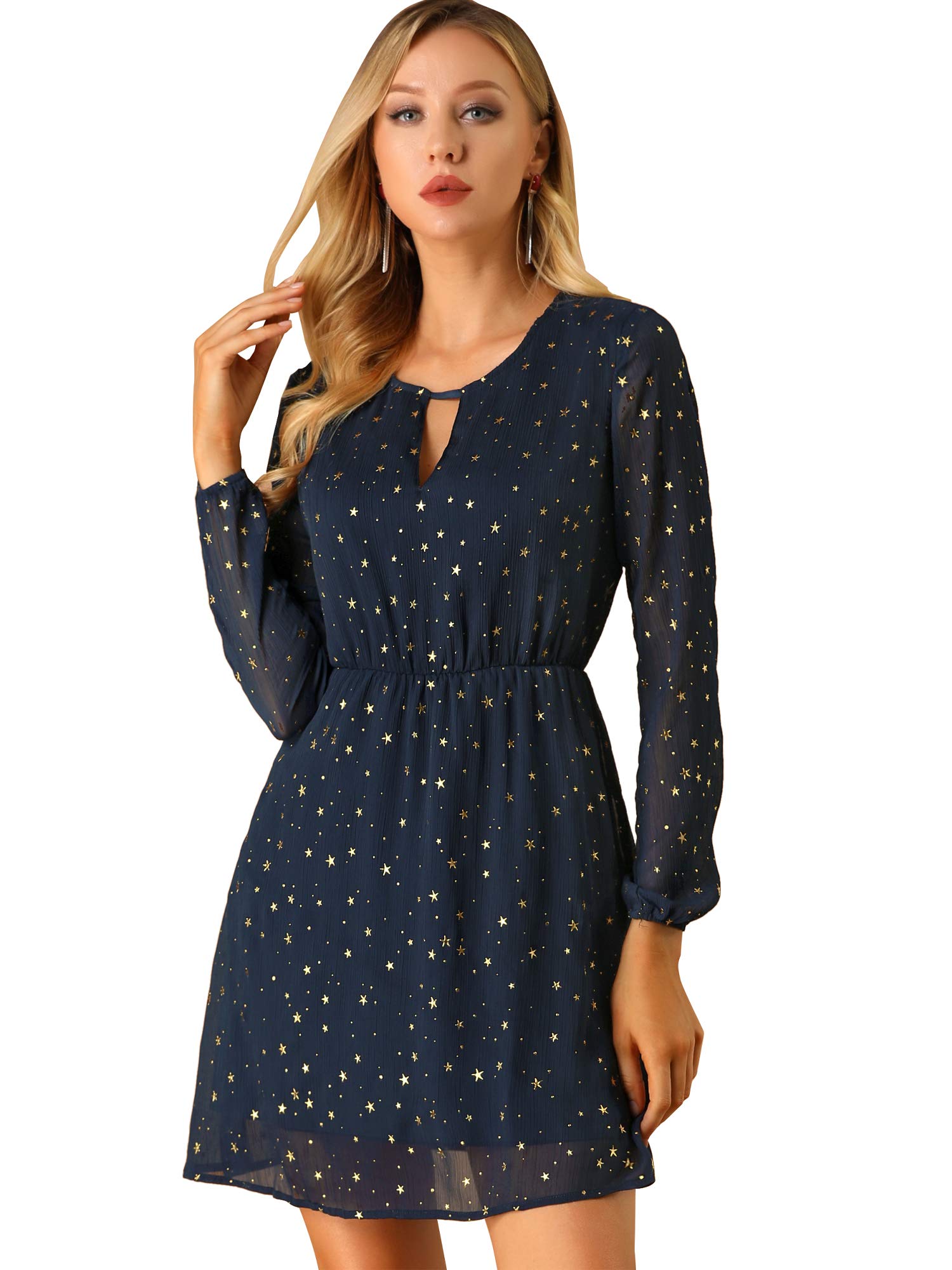 Women's Star A-line Dress A-Line