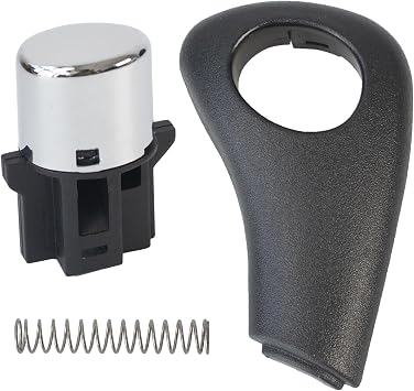 Shifter Knob Button Repair Kit and Shift Knob Side Plate Fit for 2003-2006 Honda Accord 54132-SDA-A81 54141-SDA-A81
