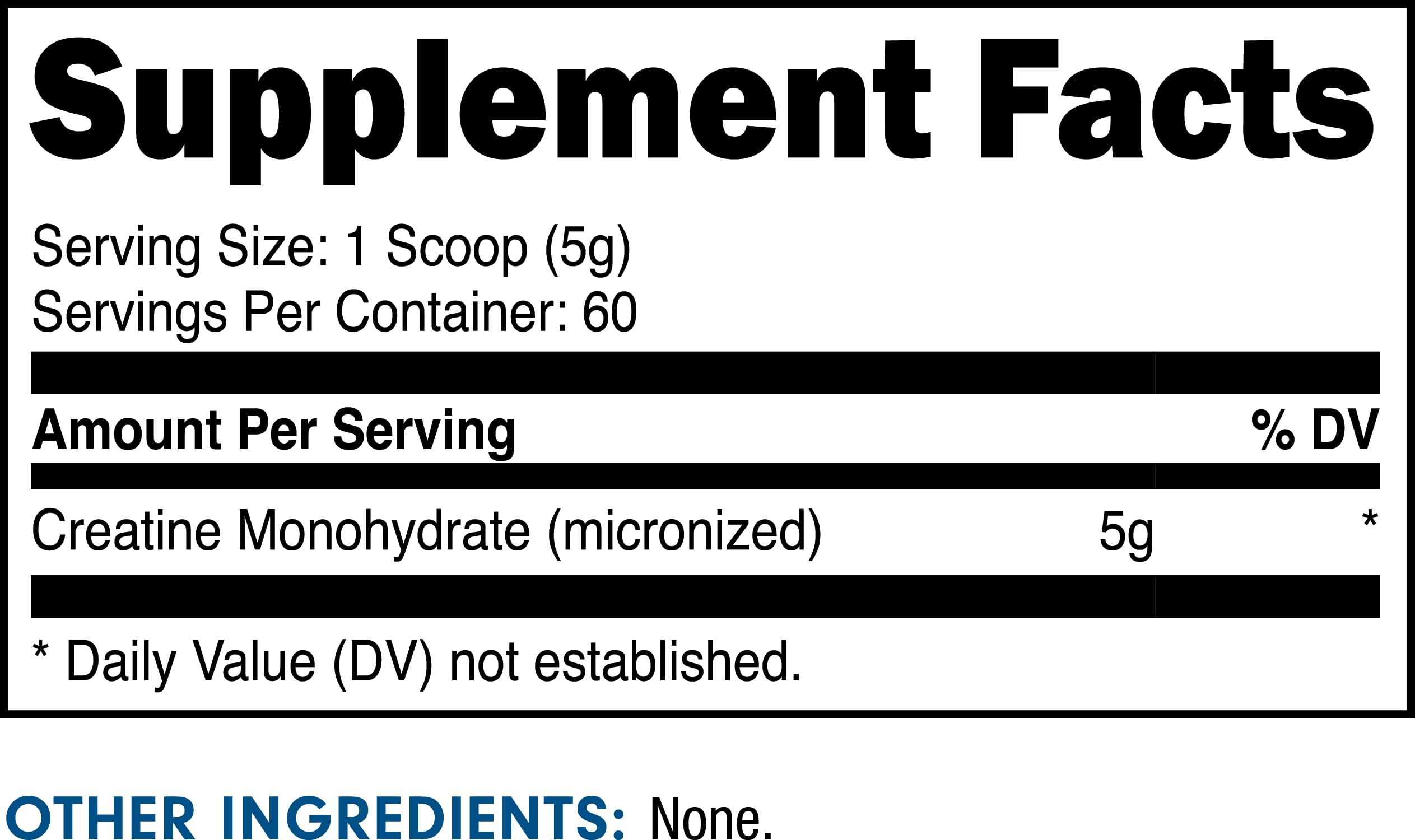 Bucked Up Pure Micronized Creatine Monohydrate for Women and Men - Easy to Mix and Unflavored - 5G Per Serving - 60 Servings - 300 Grams Per Container — Amazon image 2
