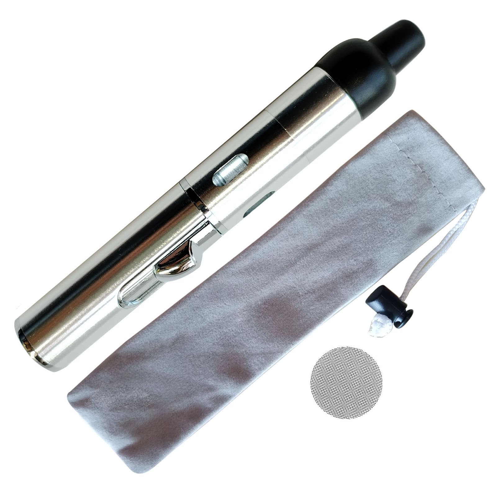 Bienvenido Silver Windproof Lighters,Refillable Portable Lighter, Adjustable Jet Flame Torch Lighter Adjustable Fame Kitchen Cooking,