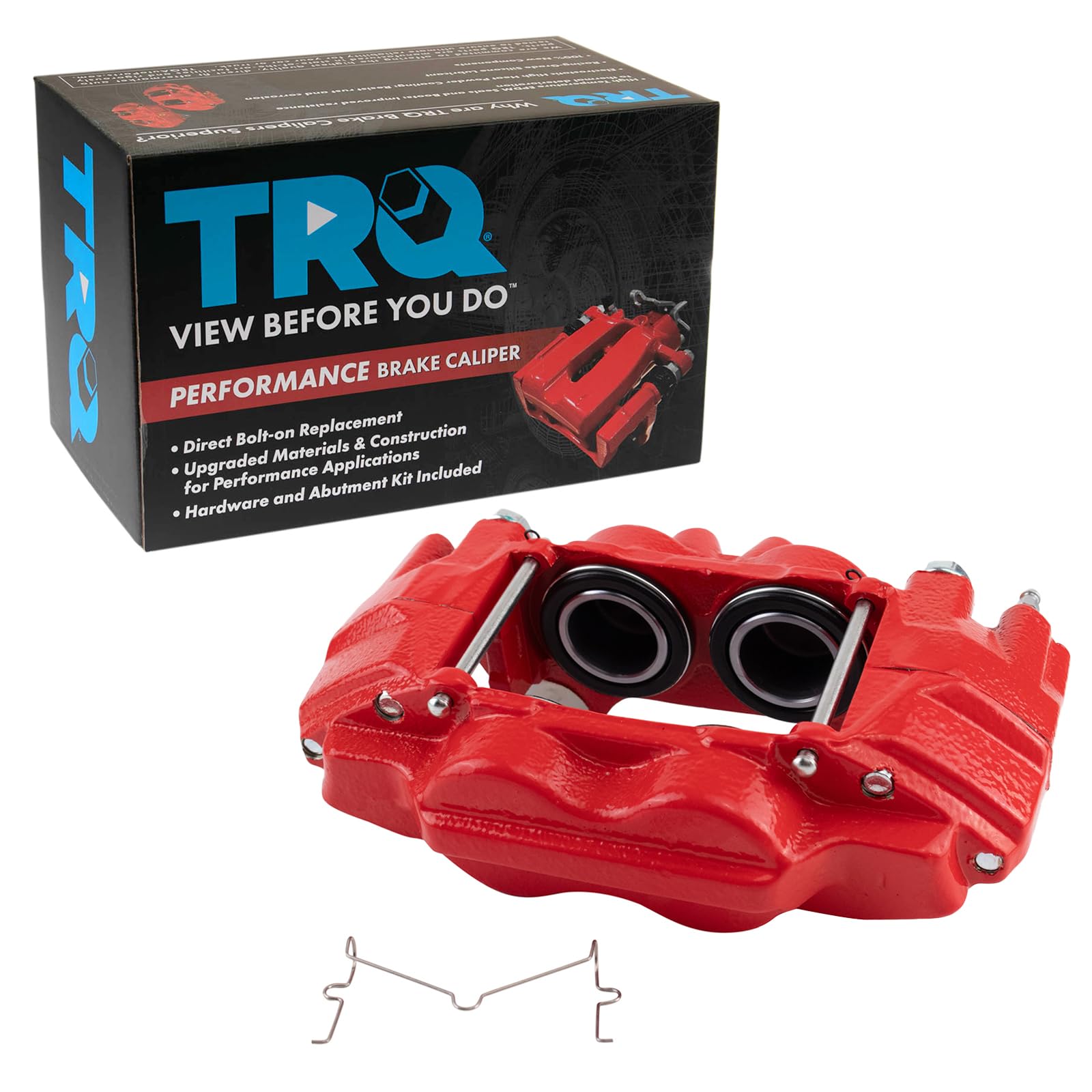 Amazon.com: TRQ Front Right Brake Caliper Performance Red