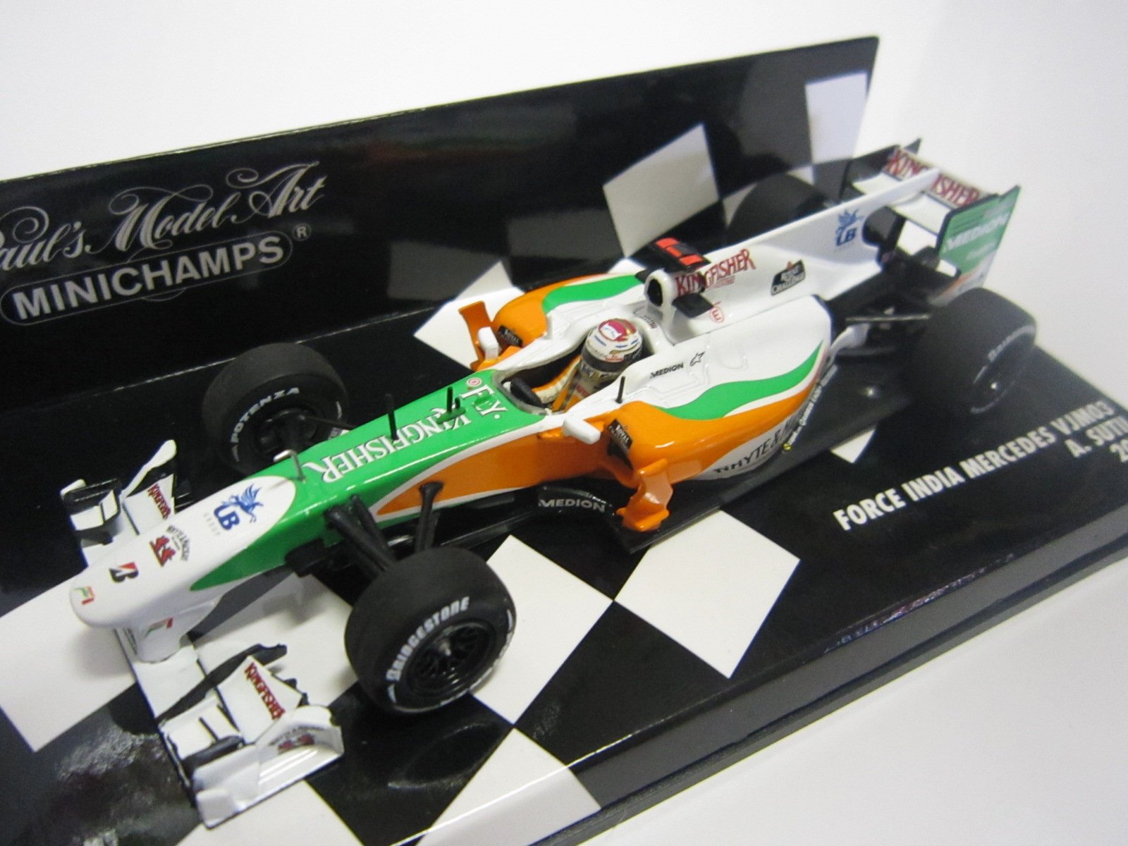 Minichamps 410100014 Modellino Auto Force India F1 Mercedes Vjm03 A. Sutil 2010 Formula 1 Scala 1/43