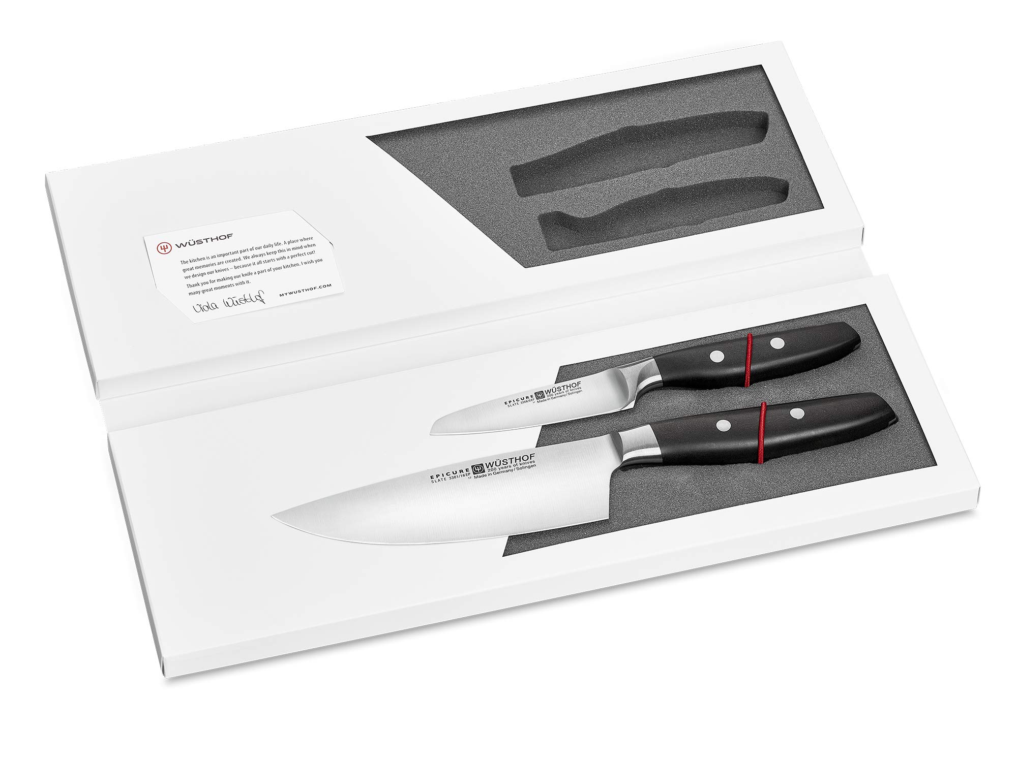 WÜSTHOF Epicure Slate Messersatz mit 2 Messern