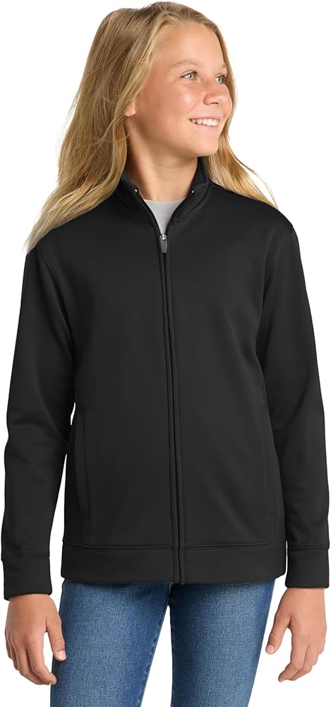 Amazon.com: SPORT-TEK Youth Sport-Wick Fleece Full Zip Jacket