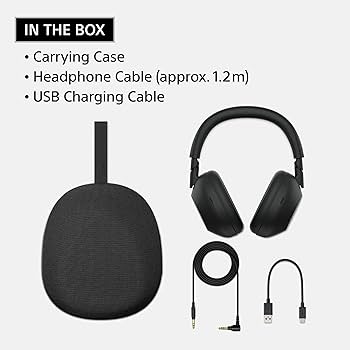SONY WH-1000XM6ブラック Sony WH-1000XM6 Best Wireless Noise Canceling Headphones