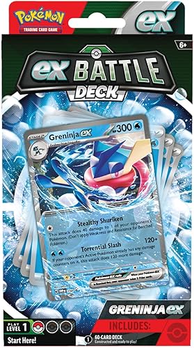 Pokemon TCG ex Battle Deck Kangaskhan ex/Greninja ex - Cubierta individual