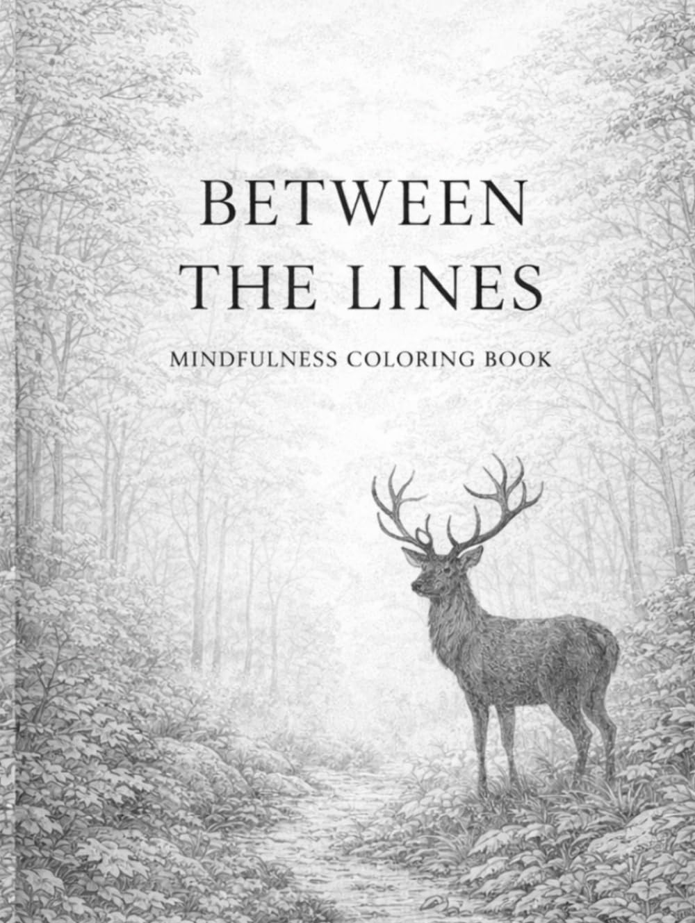 Between the lines: Mindfulness coloring book