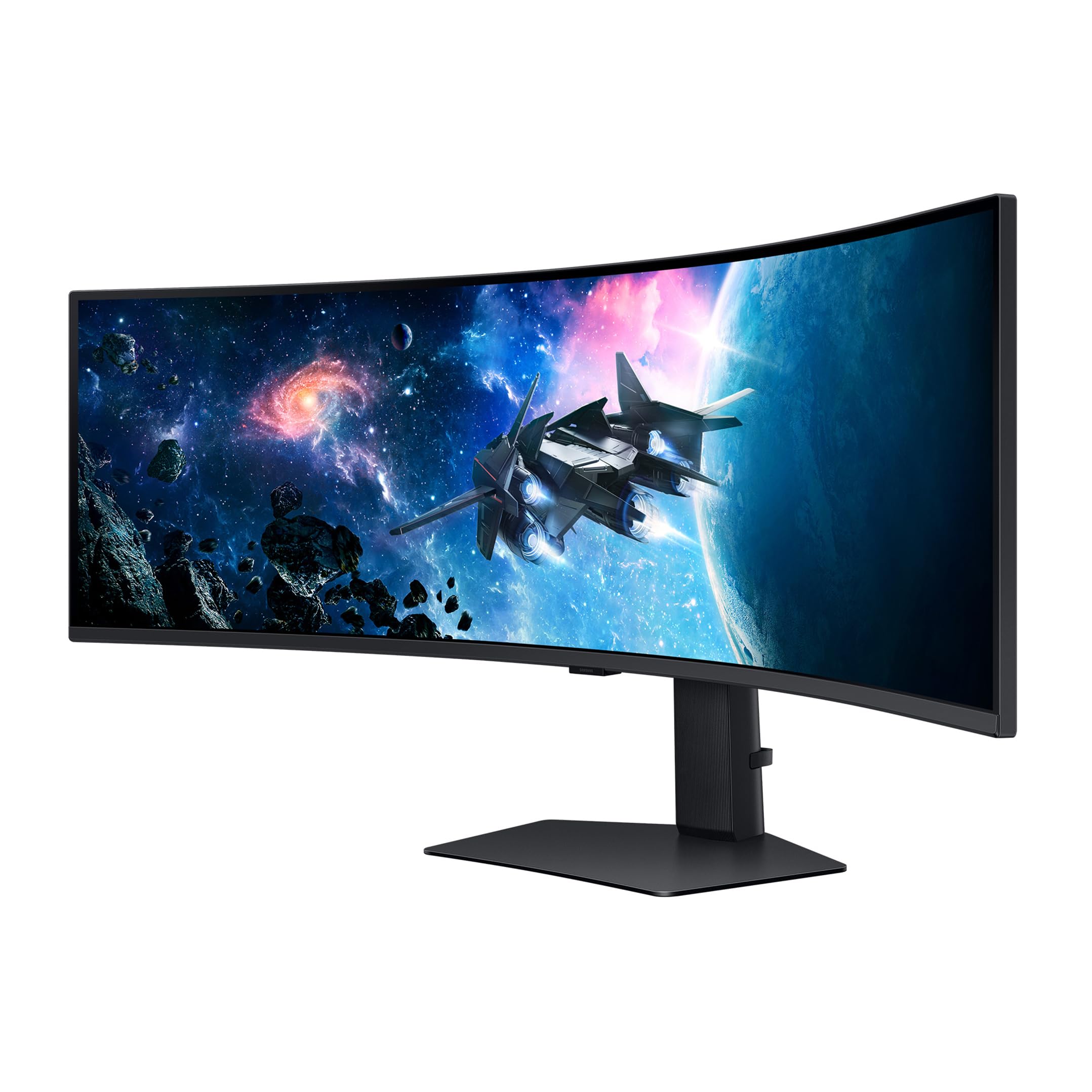 Samsung Odyssey G95C Curved Gaming Monitor, 49 Zoll, VA-Panel, 5.120 x 1.440 Pixel, VESA DisplayHDR 1.000, HDR10+ Gaming, Freesync Premium Pro, Bildwiederholrate 240 Hz, Reaktionszeit 1 ms (G/G)