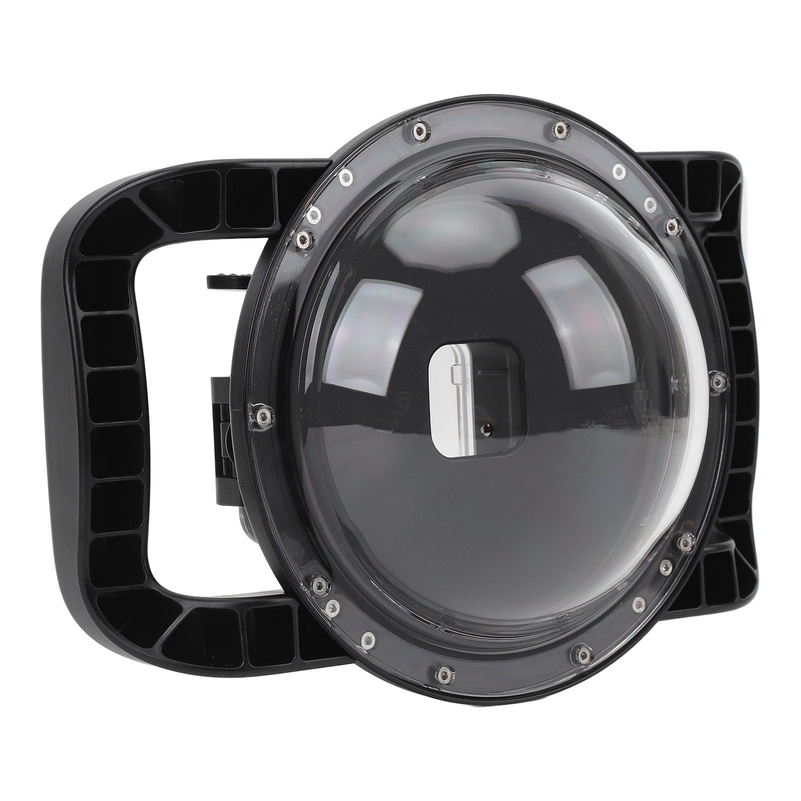 Porta Dome per Action Cam, Telecamera Dome Sferica Semicircolare per Riprese Subacquee Grandangolari a 180 gradi. Fotocamera Impermeabile con Copertura Protettiva per Fotocamera
