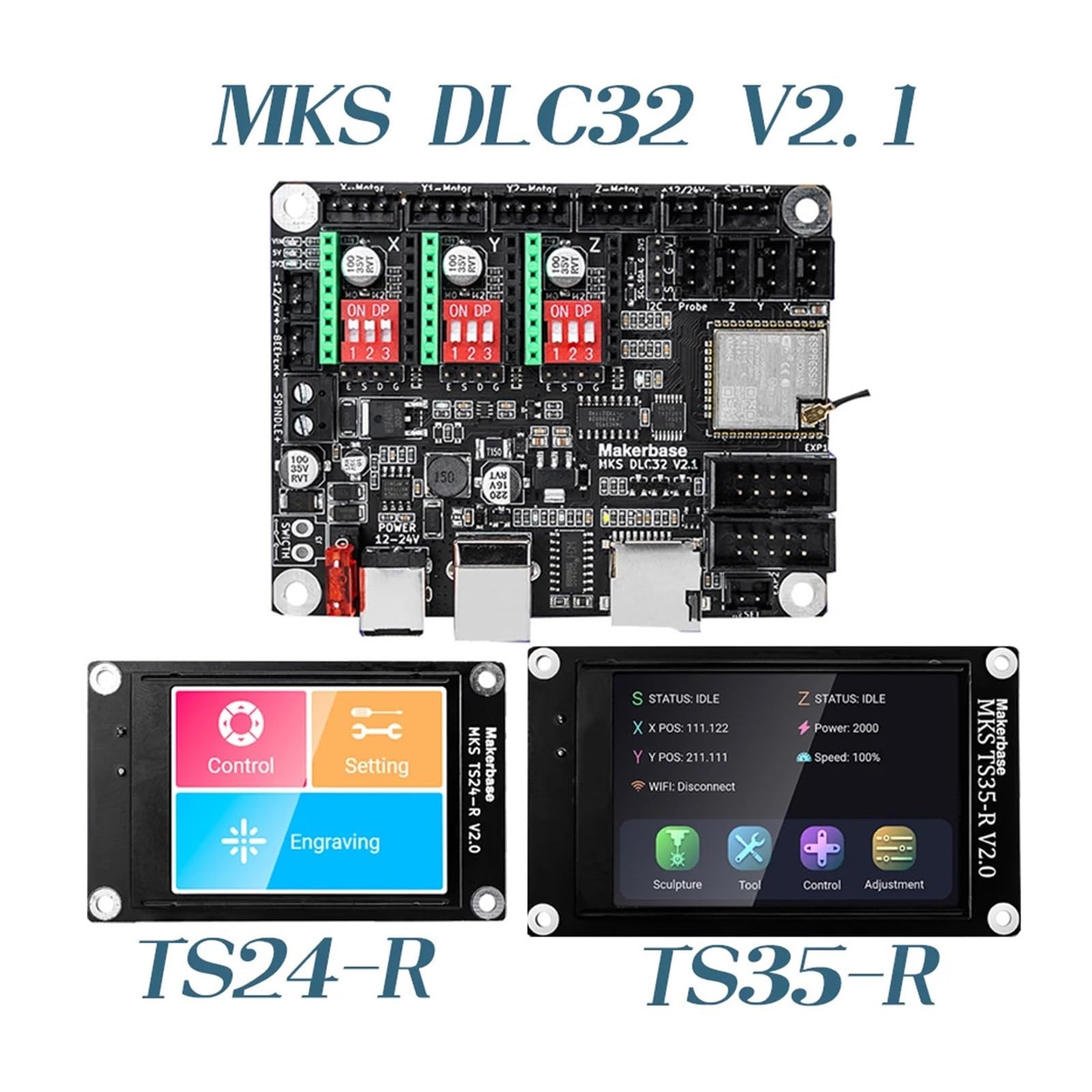 MKS♡ Amazon.com: Laser Engraving Machine Motherboard Makerbase MKS