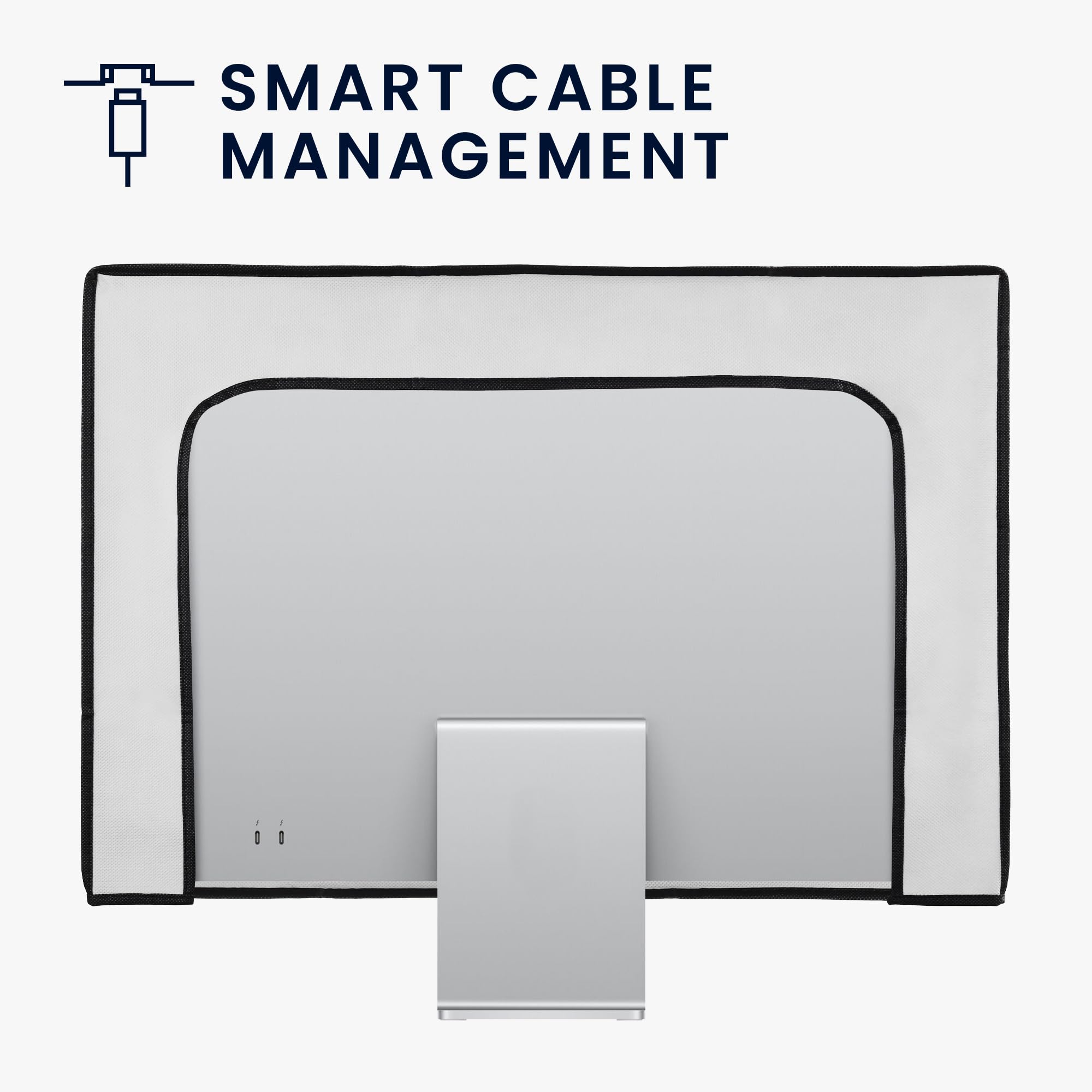 kwmobile Computer Monitor Cover Compatible with 20-22