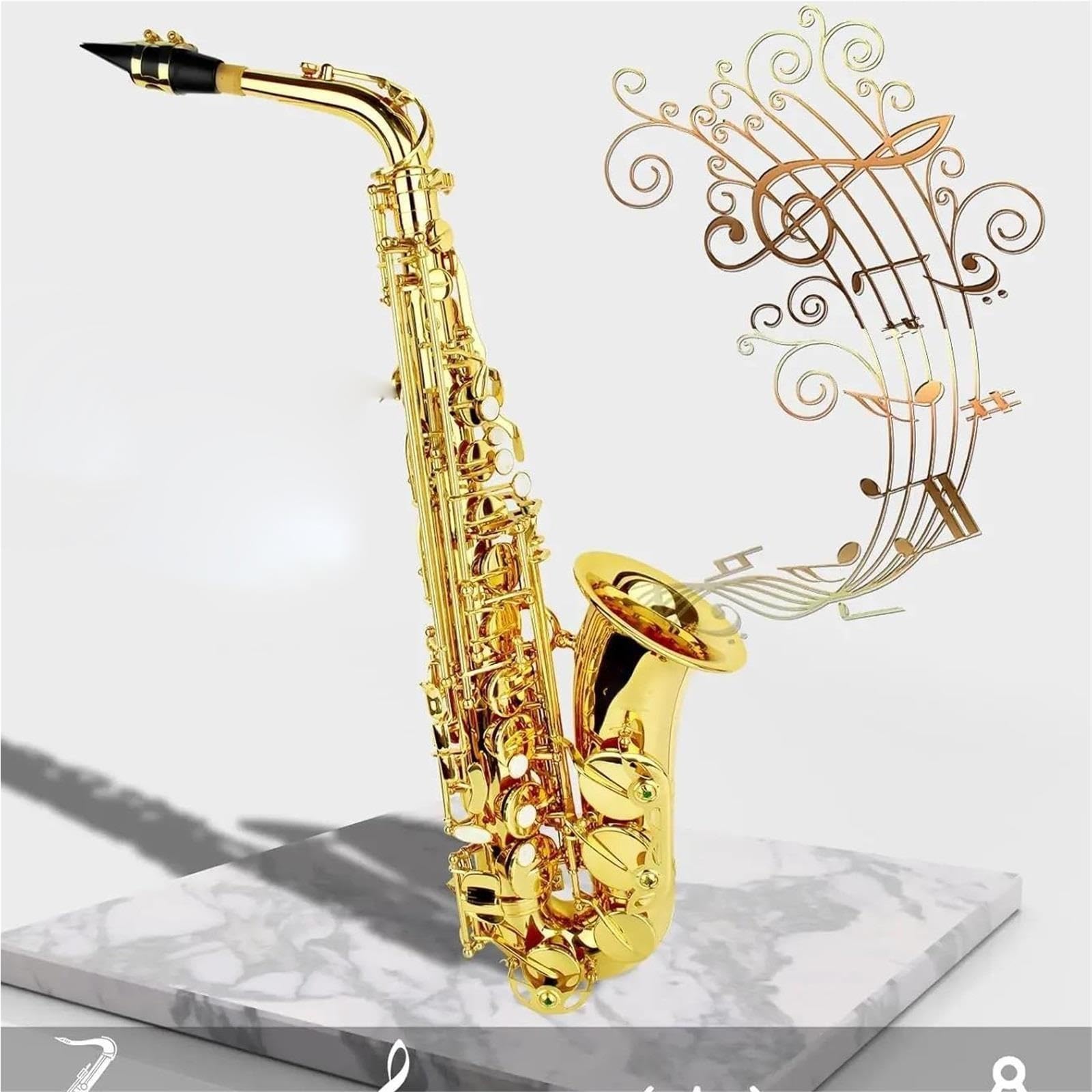 Saxofón Saxofón Alto Latón Mi Bemol Con Piezas