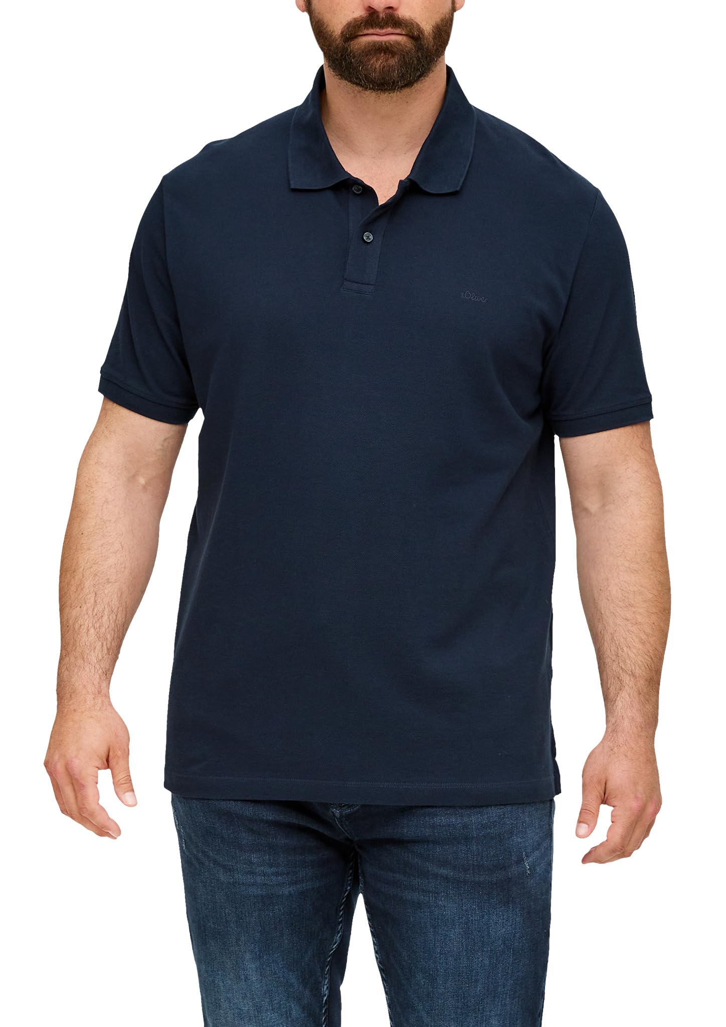 s.Oliver Poloshirt aus Baumwollpiqué