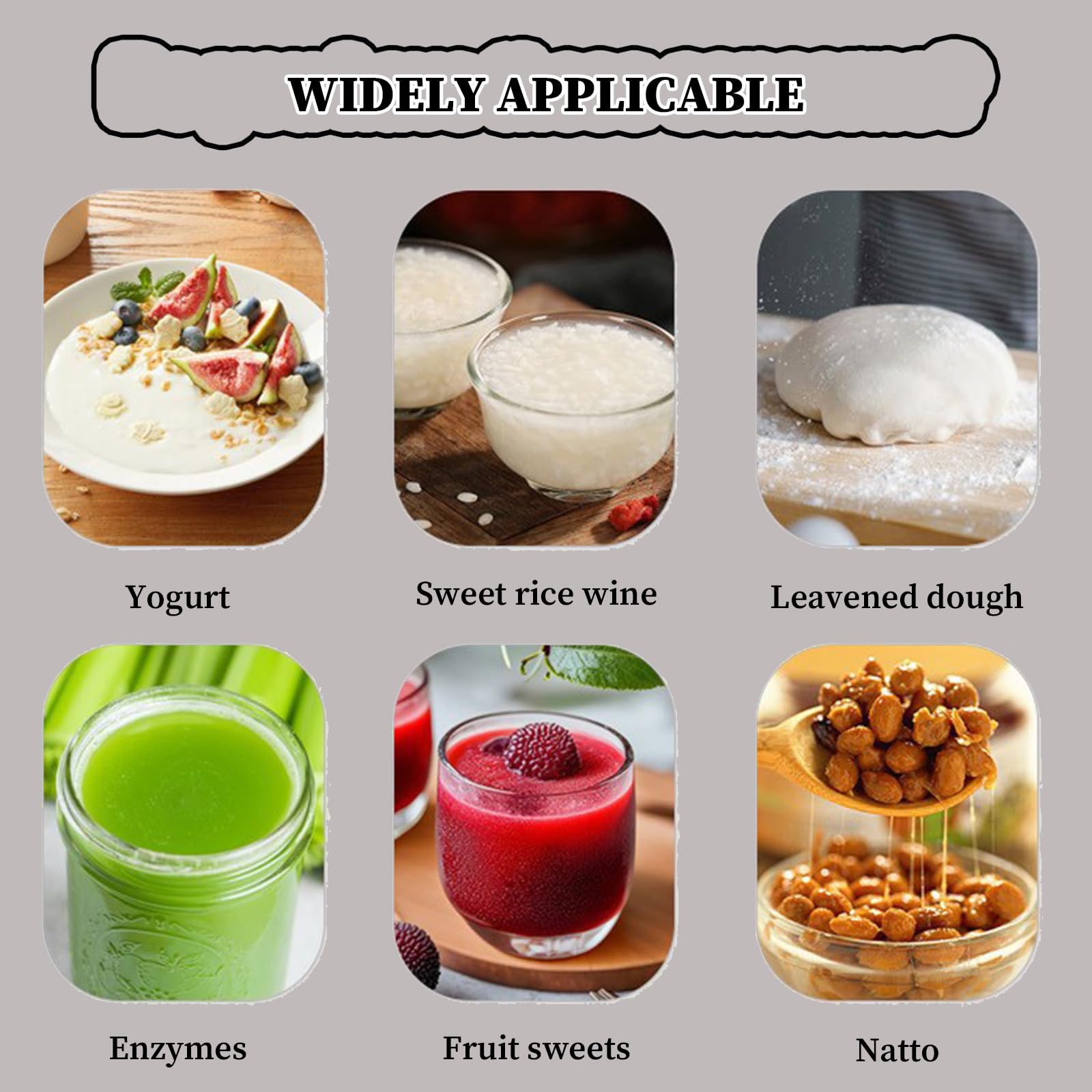 Macchina automatica per yogurt, macchina per fermentazione dello yogurt da 400 W, temperatura costante a 360 ° per yogurt fatto in casa, macedonia di frutta, lievito naturale e altro