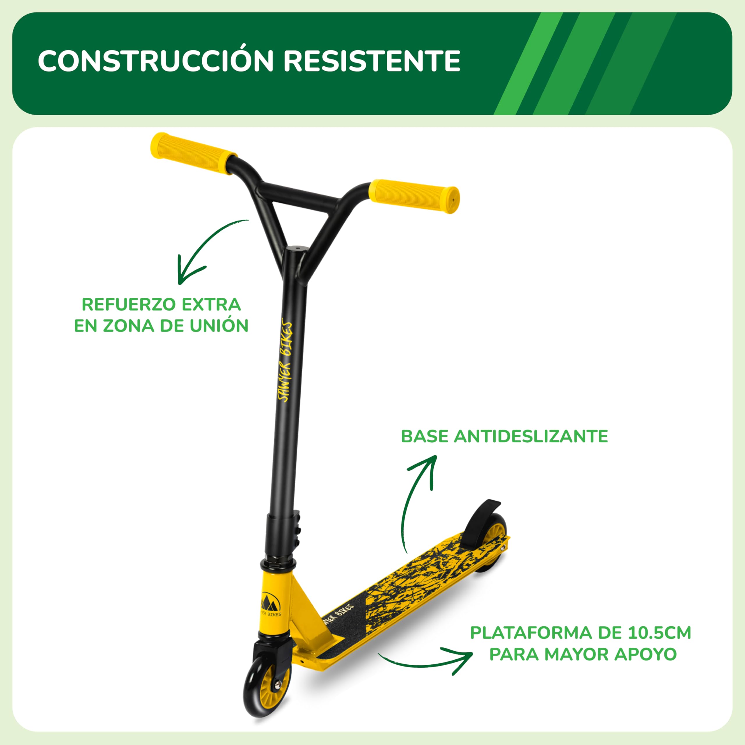 Sawyer Bikes - Patinete Freestyle - Niños 4 a 7 Años