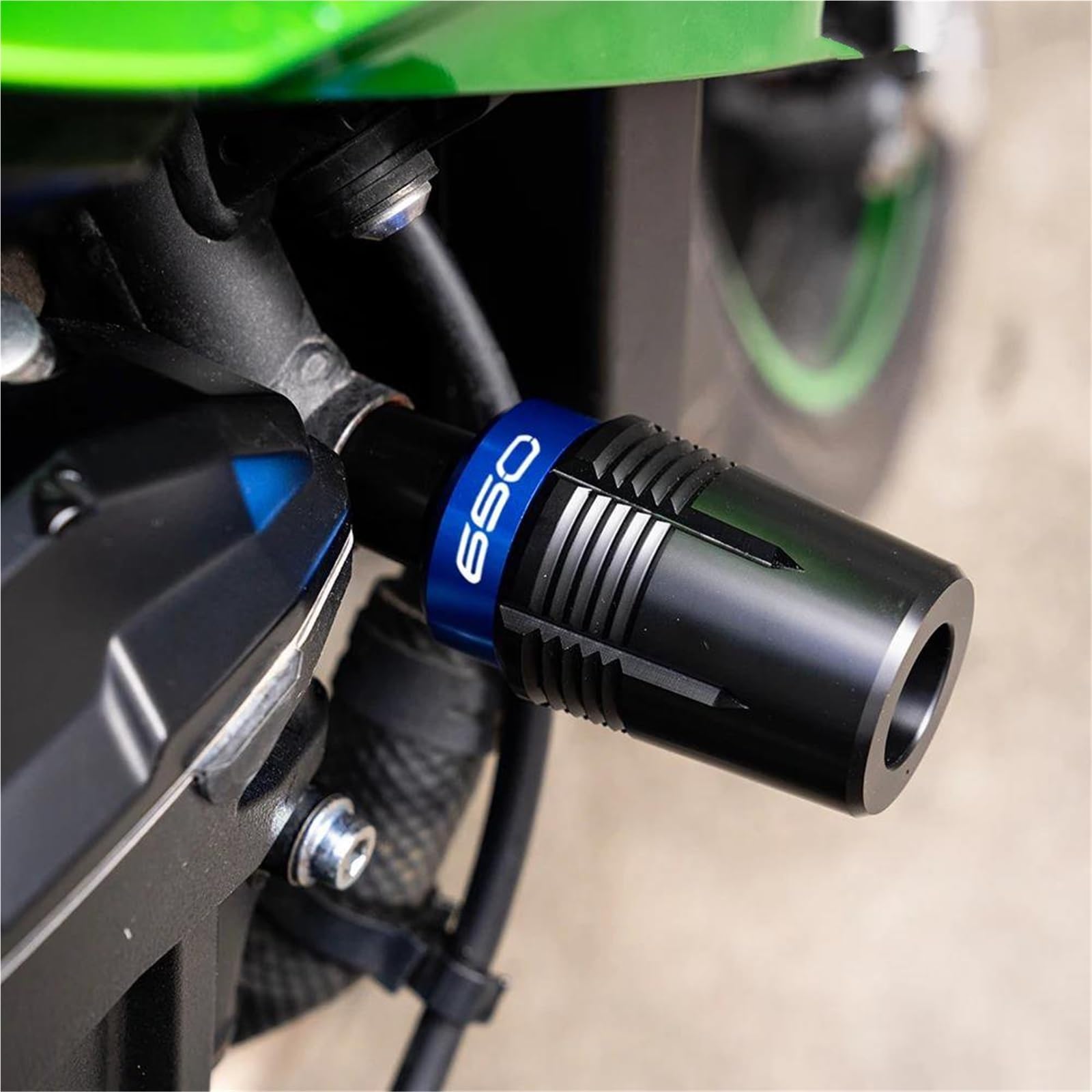 Motor Topes Anticaida Para Kawasaki Para Ninja 650 Z650 Z650RS 2017-2026 Deslizadores Marco Motocicleta Protección Contra Caídas(Gold)
