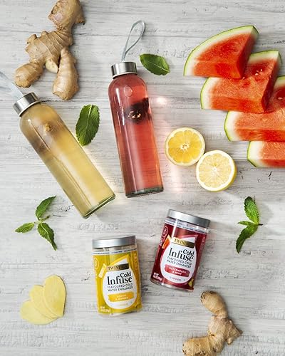 Miniatura 5 de Twinings Cold Infuse - Potenciador de agua saborizado, limón y jengibre, 12 infusores (paquete de 6)