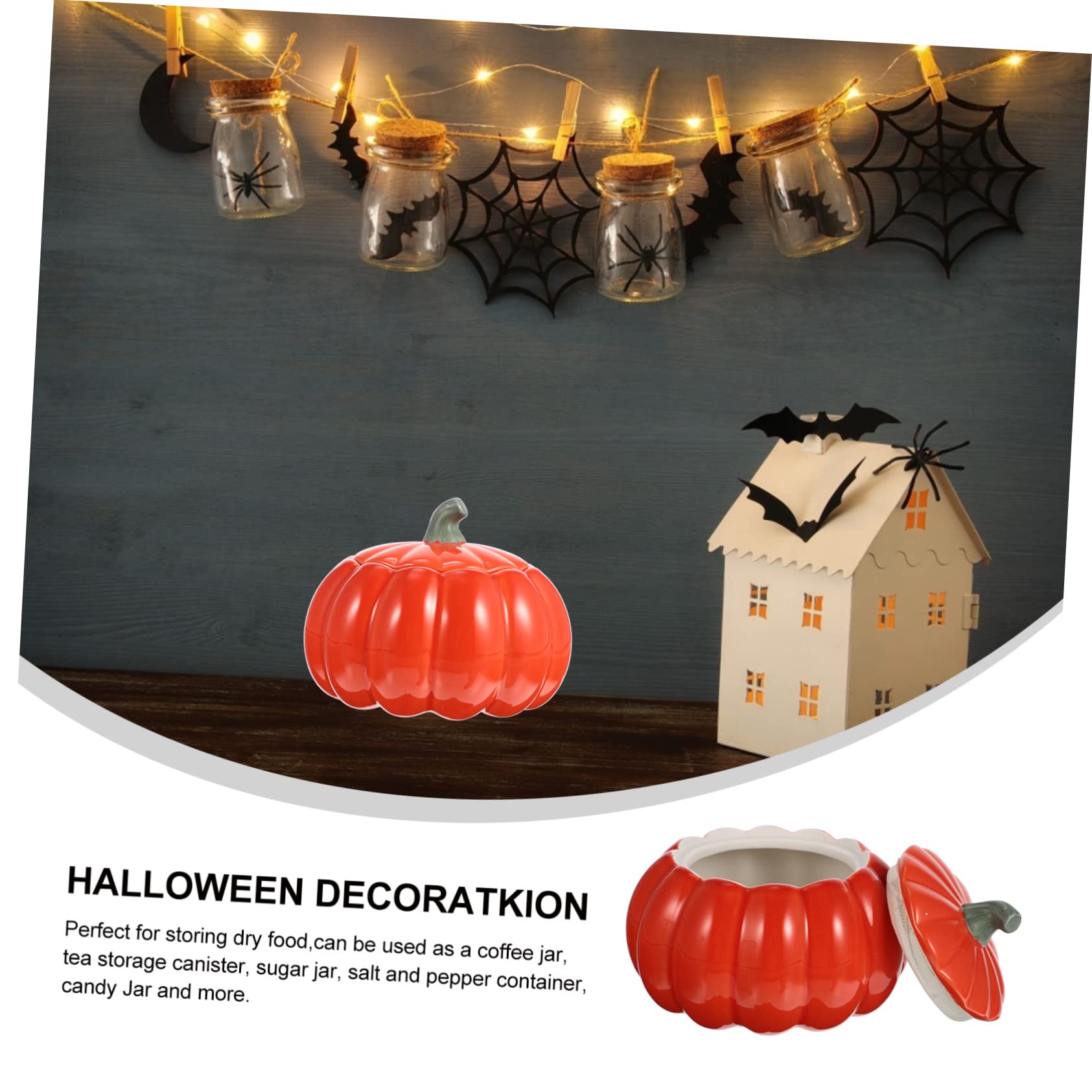 Amazon｜SHOWERORO ハロウィン南瓜型スナックコンテナ お菓子収納