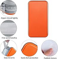 Vista 14 de Estuche para CD, capacidad para 80 unidades, para CD/DVD, cartera, de plástico duro, CD y DVD, carpetas de almacenamiento para automóvil, hogar