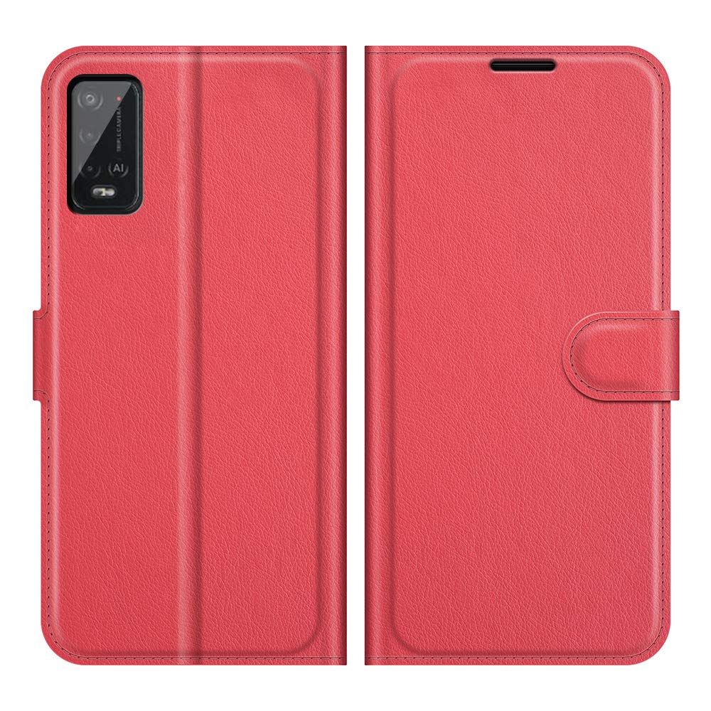 BAILI Custodia per Wiko Power U10/U20, Supporto Stand con Farfalla e Rosa Cover, Chiusura Magnetica Slot Flip Case