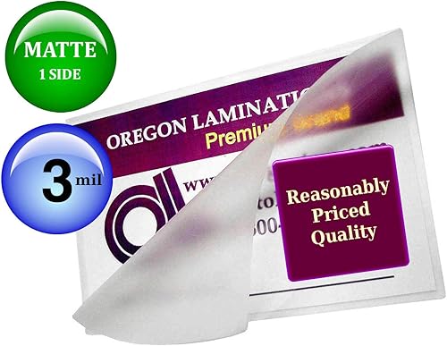 Miniatura 2 de Oregon Lamination Hot Laminating Pouches Menú (100 unidades) 3 Mil 12 x 18 MateGloss