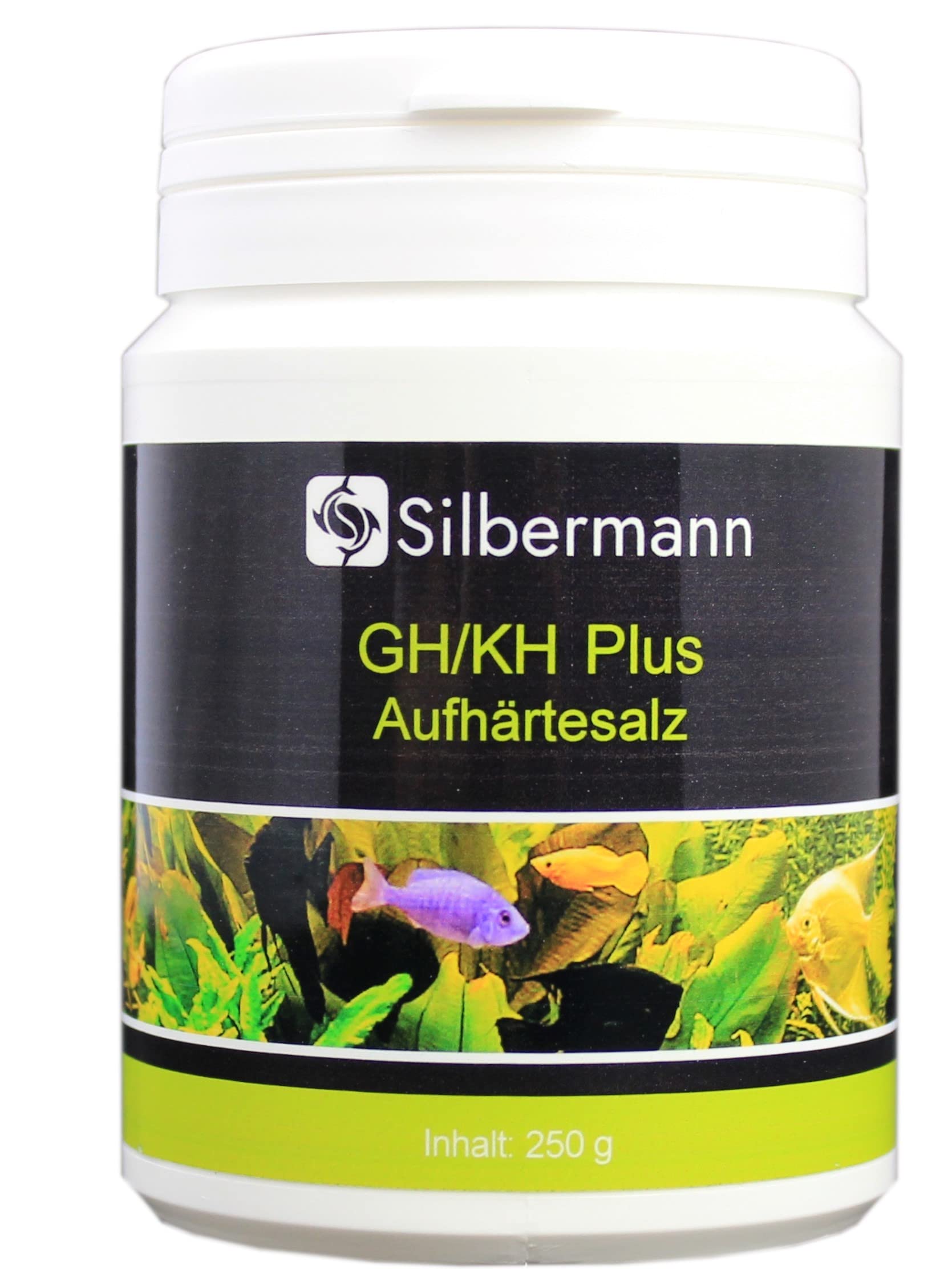 Silbermann GH/KH Plus – Sal de endurecimiento para Aumentar simultáneamente la dureza Total y carbonato 1000 g – Agua Dulce