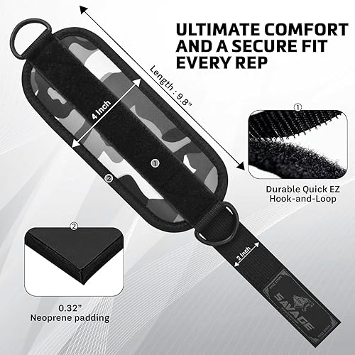 Miniatura 5 de Correa de tobillo para accesorios de máquina de cable Tobillera de gimnasio para patadas, entrenamientos de glúteos, extensiones de piernas,