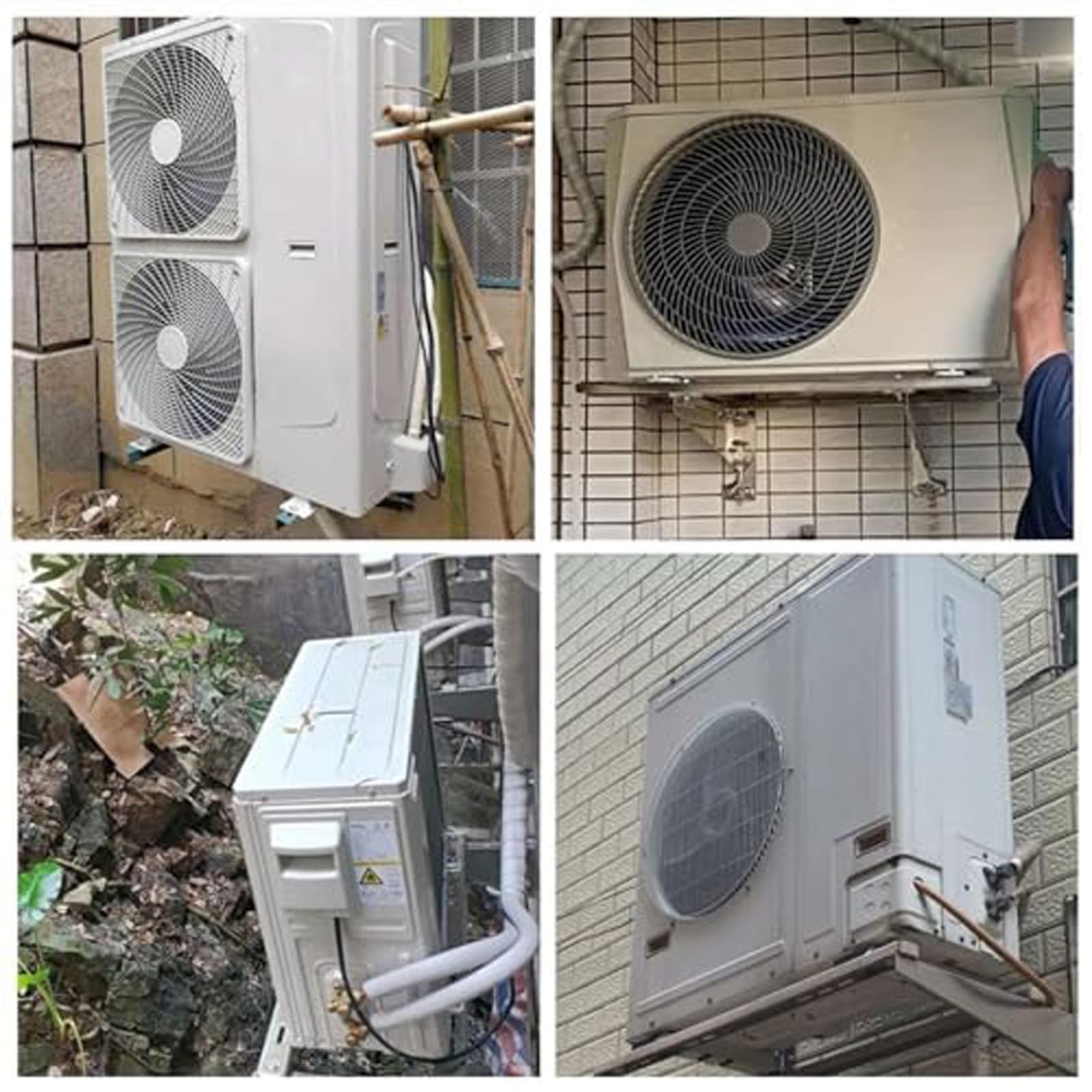 Soporte Aire Acondicionado Exterior, Aire Acondicionado Split Soporte de Acero Inoxidable 304, Compatible con de 12 a 33 KW/h los Sistemas Minisplit