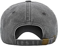 Vista 101 de KBETHOS® Gorra de béisbol de algodón ajustable de algodón con corona baja clásica Pigmento rojo teñido